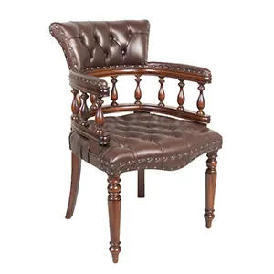 Кабинетное рабочее кресло MSM.6 BROWN 12028 BROWN купить в интернет магазине Мебель из массива. Звоните +7 495 961-63-63 Мебель Индонезии