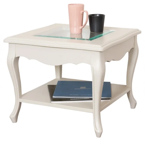 Журнальный стол со стеклянной столешницей Cerezo-5 53/С  купить в интернет магазине Мебель из массива. Звоните +7 495 961-63-63 Дизайнерская мебель