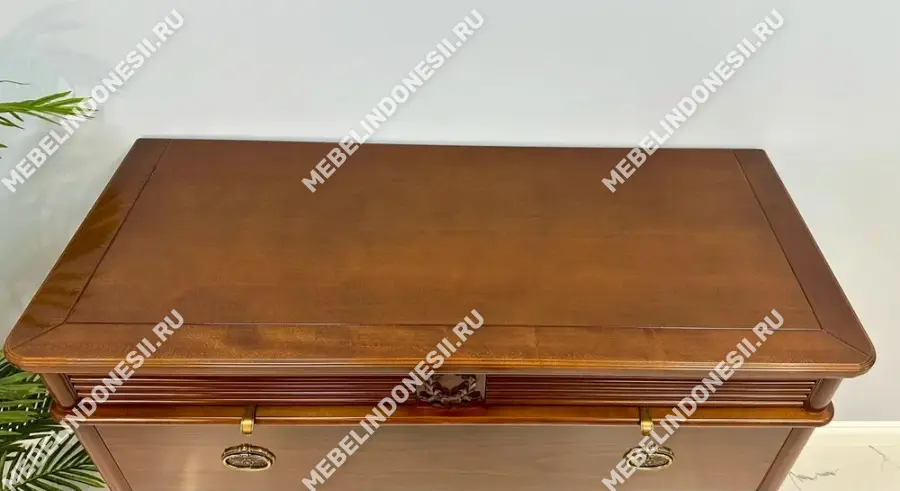 Комод широкий "Мария Сильва" Орех MS904  купить в интернет магазине Мебель из массива. Звоните +7 495 961-63-63 Комоды из массива дерева