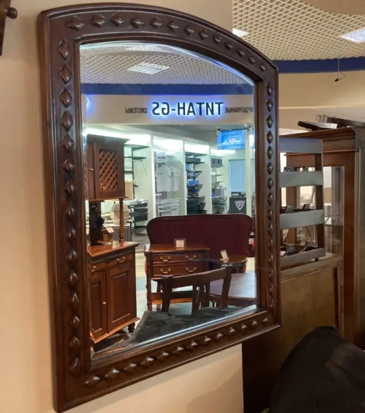 Зеркало настенное в деревянной раме МИГ637 MDR-M купить в интернет магазине Мебель из массива. Звоните +7 495 961-63-63 Мебель Индонезии