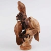Деревянная фигурка ручной работы "Три птицы"  