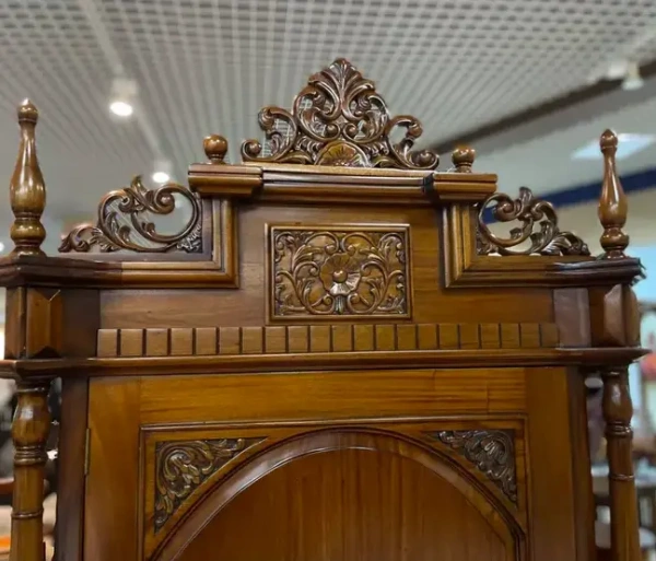 Шкаф платяной со штангой и полками МИГ614 YWBACRA-M купить в интернет магазине Мебель из массива. Звоните +7 495 961-63-63 Мебель Индонезии
