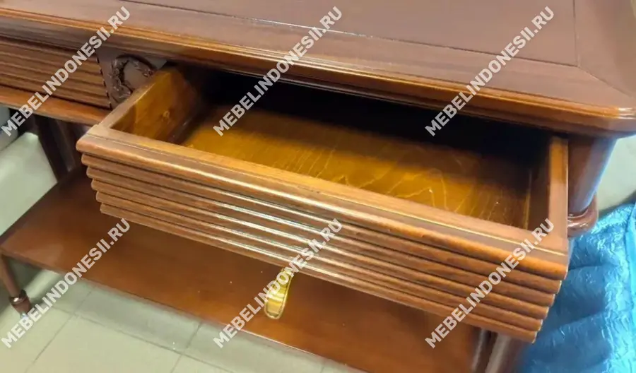 Консоль "Мария Сильва" Слоновая кость MS916  купить в интернет магазине Мебель из массива. Звоните +7 495 961-63-63 Столики консоли из массива дерева